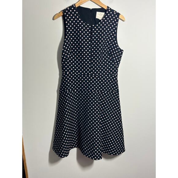 Kate Spade Diamond jacquard A Line Dress NWT - Picture 1 of 7